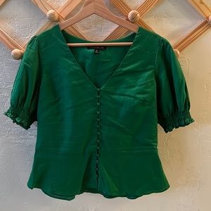 Green Banana Republic blouse size M